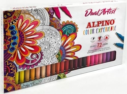 ESTOJO 72 MARCADORES DUPLO PONTA DUAL ARTIST CORES SURT