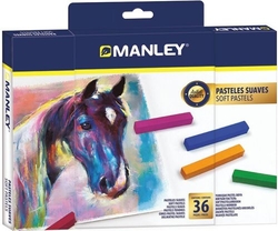 CASE OF 36 SOFT PASTEL BARS ASSORTED COLORS