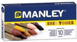 ESTOJO 10 CERAS MANLEY BLANDAS SKIN TONES