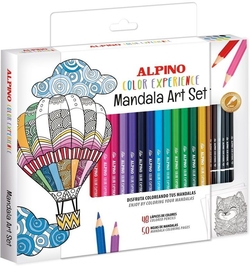 Set 48 lápices alpino color experience mandala