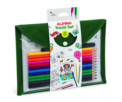 SET VIAXE LAPICES DE CORES ALPINO