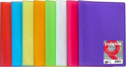 P/12 carpetas Fº 10 fundas soldadas colores surtidos poliplas