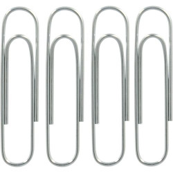 PACK 10 C/100 CLIPS GALVANIZADOS 25MM Nº 1.5 GRAFOPLAS