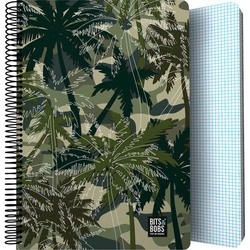 CADERNO PP FOLIO 80H 90G C4MM B&B23 PALMS 28X32X4CM