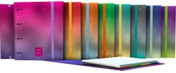 CARPEBOOK COVER.4D35 A4 UNEQ.METAL RED 21X29,7X3CM