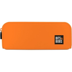 ESTOJO SILICONE LARANJA FLUOR B&B 20X7,5X5,5CM