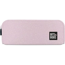 ETUI SILICONA ROSA GLITTER B&B 20X7,5X5,5CM