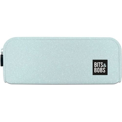 PORTATODO SILICONA AZUL GLITTER B&B 20X7,5X5,5CM
