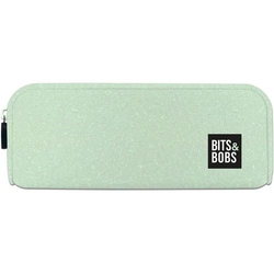 ESTOJO SILICONE VERDE GLITTER B&B 20X7,5X5,5CM