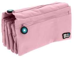 ESTOJO CUADRUPLE PLANO BITS & BOBS COR-DE-ROSA SOFT 23X12 CM
