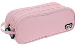 ESTOJO DUPLO BITS & BOBS COR-DE-ROSA SOFT 24,5X9,5 CM