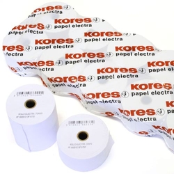PACK 10 ROLOS PAPEL ELECTRA 70X65X12MM KORES