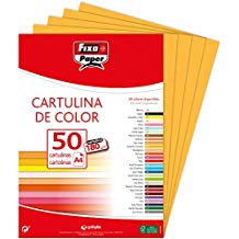 PACK/50 PAPIER CARTON FIXO A4 180G. ORO VIEJO