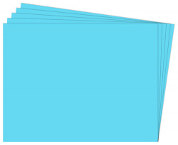PACK/25 CARTOLINA FIXO 50X65 180G. AZUL MALDIVAS