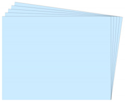 PAQ/25 CARTOLINA FIXO 50X65 180G. BLAU CIELO