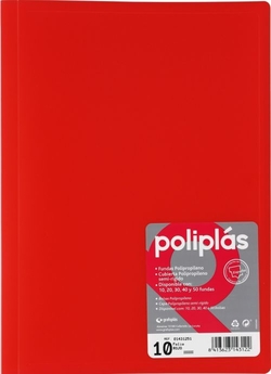 CAPA Fº 40 MICAS SOLDADAS TRANSLUCIDAS VERMELHO