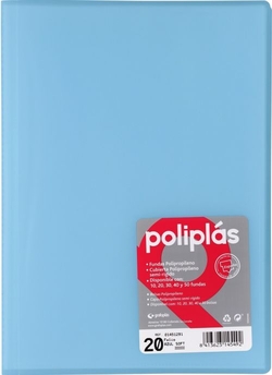 DOSSIER Fº 40 COUVERTURES SOLDADAS TRANSLUCIDE BLEU SOFT
