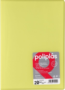 DOSSIER Fº 40 COUVERTURES SOLDADAS TRANSLUCIDE JAUNE SOFT