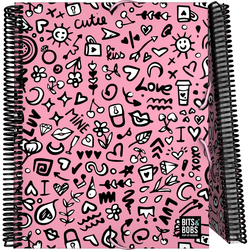 FOLDER COVERS MAXIPLAS PP 30F I LOVE YOU 20.4X30.7X1.6CM