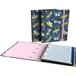 CARPEBOOK 4D35 A4 B&B DRAGON FLY 28X32X4CM