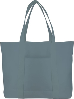 BOLSA TOTE BAG COTTON AZUL 56X37X16CM