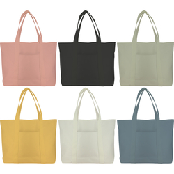 SACO TOTE BAG COTTON COR-DE-ROSA 56X37X16CM