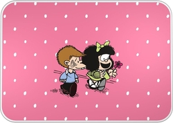 VADE PVC MAFALDA FRIENDS 33X47X0.5CM