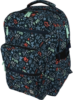 MOCHILA BIGPACK B&B PEACE 32x46x24cm