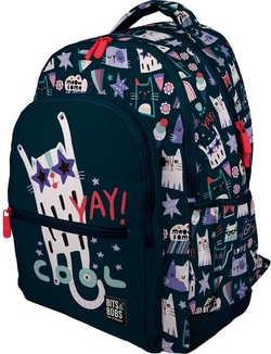 CARTABLE RUBBER B&B MIAU 33X46X22,5CM