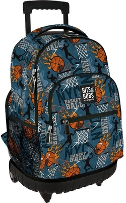 CARTABLE ROLLER B&B BASKETBALL 37X52X25CM