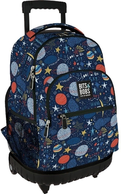 MOCHILA ROLLER B&B PLANETS 37x52x25cm