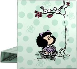 DOSSIER ANNEAUX A4 FOR.4D40 MAFALDA KISS 28X32X5,6CM