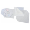 BOLSA 10 FUNDA CD PVC LISO 150 MICRAS 1/8 TRANSPARENTE