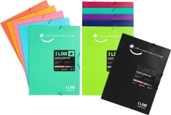 PACK OF 4 FOLDER RUBBER PAPER FOR PP LIKE2 VIOLET