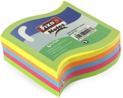 BLOC 250 NOTAS ADHESIVAS BANDERA 76X76MM FIXO CORES NEON