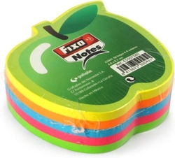 BLOC 250 NOTAS ADHESIVAS MANZANA 76X76MM COLORES NEON