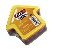 BLOCO 250 NOTAS ADESIVAS PONTA 76X76MM FIXO CORES NEON