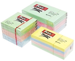 PACK 6 PADS STICKY NOTES 76X76MM FIXO PASTEL