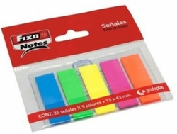 C/24 BLISTER MARQUEURS AUTOADHESIVOS 13X43 5 COULEURS NEON