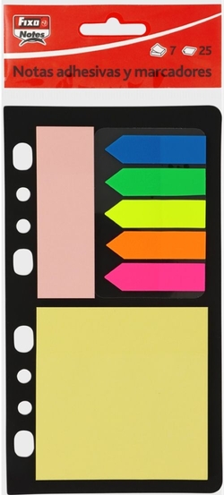 SET NOTAS AUTOCOLLANTES ET MARCAD. TRANSLUCIDE ASSORTIMENT PETIT