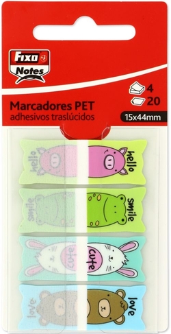 BLISTER 4 TIRAS ADESIVAS TRANSLUCIDAS 15X44 HELLO