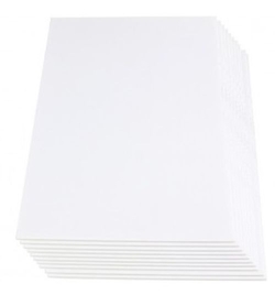 PACK/12 CARTÃO K-LINE 70X100 5MM BRANCO