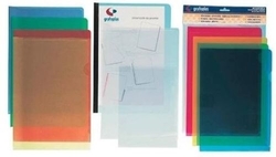 PAQ/10 FUNDAS DOSSIER UÑERO A4 PP COR VERMELLO