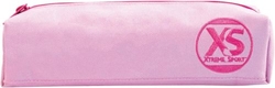 ESTOJO SIMPLE REDONDO COR-DE-ROSA 21,5X6X5,5 CM 1 ZIPER
