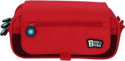 PORTATODO TRIPLE SOLAPA BITS & BOBS ROJO 23X10X10 CM