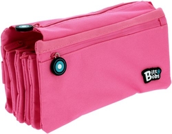 ESTOJO CUADRUPLE PLANO BITS & BOBS COR-DE-ROSA 23X12 CM