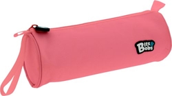 ESTOJO REDONDO BITS&BOBS COR-DE-ROSA CLARO 23X8CM