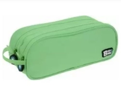 PORTATODO DOBLE BITS & BOBS MINT 24,5X9,5 CM