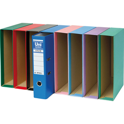 CAJA ARCHIVADOR DE PALANCA Fº UNISYSTEM NEGRO
