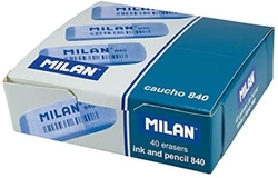 C/40 GOMAS MILAN 840 CAUCHO PARA TINTA E LAPIS